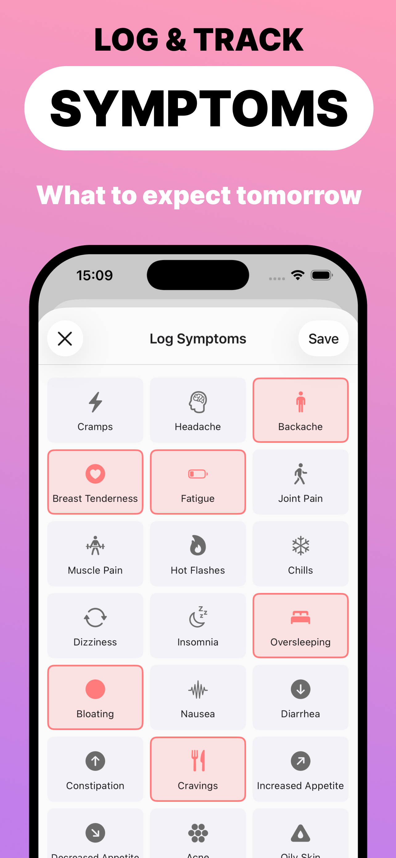 Period Tracking Screenshot 3
